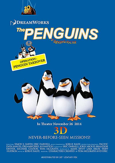 انیمیشن Penguins of Madagascar 3D 1080p