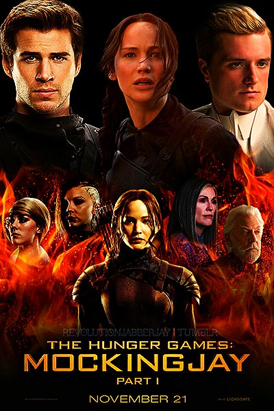 فیلم The Hunger Games: Mockingjay - Part 1 WebDL 720p